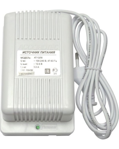 AT-12/30 (белый). Источник стабилизированного питания. AccordTec во Владивостоке