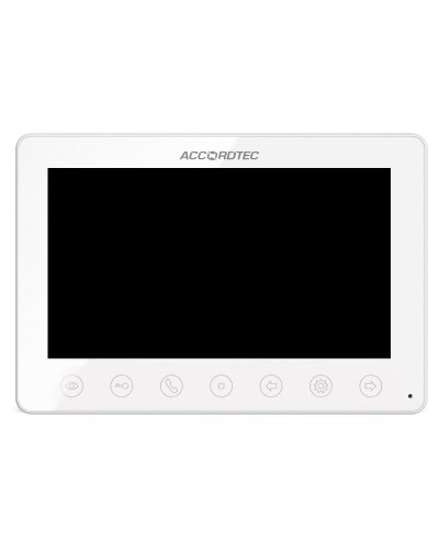 AT-VD751C/M/SD WH. Монитор домофона цветной с функцией «свободные руки». AccordTec во Владивостоке