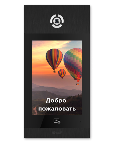 AA-14FB BLACK. Вызывная панель подъездного IP-домофона. BAS-IP во Владивостоке