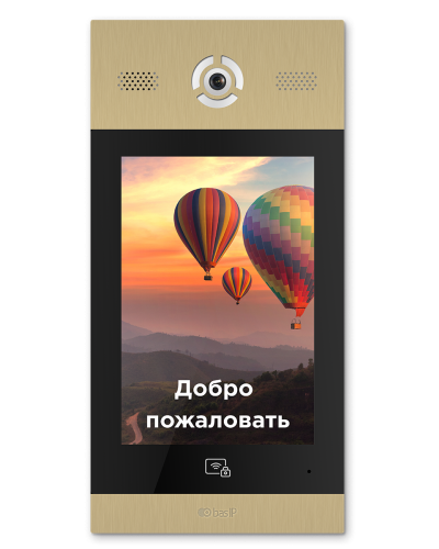 AA-14FB GOLD. Вызывная панель подъездного IP-домофона. BAS-IP во Владивостоке