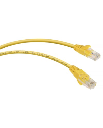 PC-UTP-RJ45-Cat.5e-2m-YL-LSZH (9499c), желтый. Патч-корд медный. CABEUS во Владивостоке