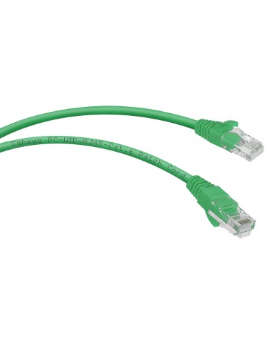 PC-UTP-RJ45-Cat.6-0.3m-GN (8682c), зелёный. Патч-корд медный. CABEUS во Владивостоке