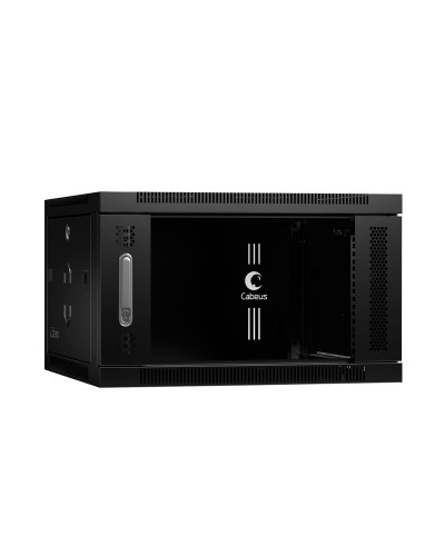 SH-05F-6U60/35-BK (8608c). Шкаф телекоммуникационный 19 настенный 6U. CABEUS во Владивостоке