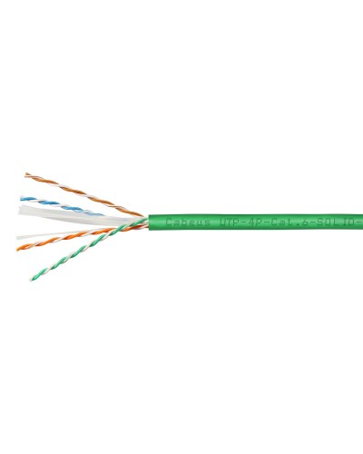 UTP-4P-Cat.6-SOLID-LSLTx-GN (11139c). Кабель «витая пара» (LAN) для структурированных систем связи. CABEUS во Владивостоке