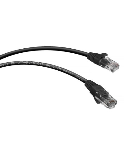 PC-UTP-RJ45-Cat.5e-2m-BK-LSZH (9539c), чёрный. Патч-корд медный. CABEUS во Владивостоке