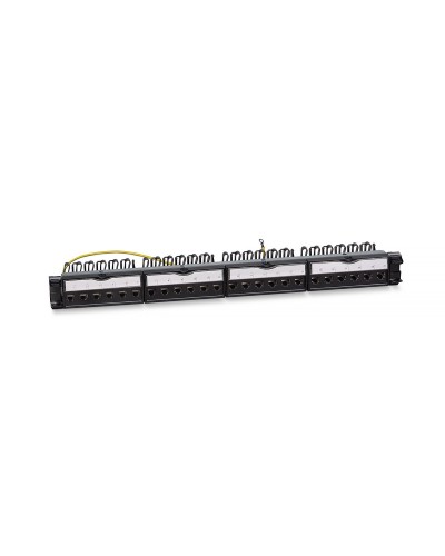 PL-24-KJ-RJ45-Cat.6a-SH-180T (11834c): Патч-панель 19" (1U), 24 порта RJ-45, категория 6a, полностью экранированная во Владивостоке