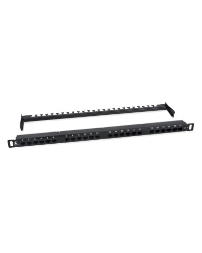 PLHD-24-Cat.5e-Dual-180-0,5U (9663c): Патч-панель 19" во Владивостоке