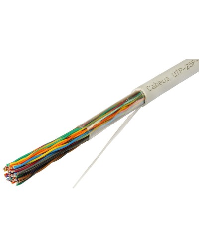 UTP-25P-Cat.3-IN (7279c). Кабель «витая пара» (LAN) для структурированных систем связи. CABEUS во Владивостоке