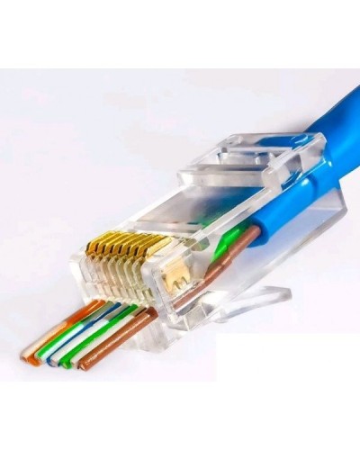 8P8C-C6-FC (100 шт) (10795c). Разъем RJ-45. CABEUS во Владивостоке