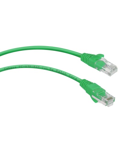 PC-UTP-RJ45-Cat.5e-0.3m-GN (7659c), зелёный. Патч-корд медный. CABEUS во Владивостоке