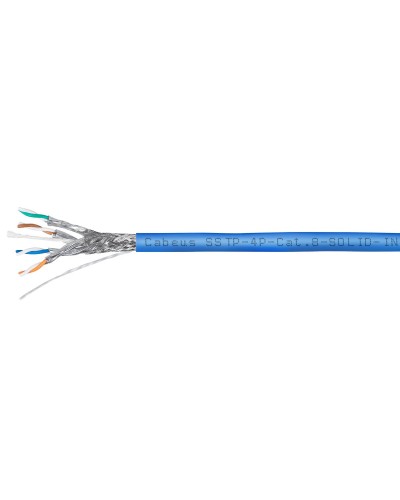 SSTP-4P-Cat.8-SOLID-IN-LSZH-BL (7750c). Кабель «витая пара» (LAN) для структурированных систем связи. CABEUS во Владивостоке