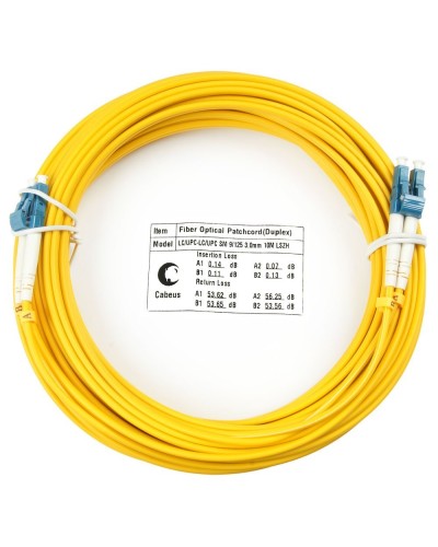 FOP(d)-9-LC-LC-1,5m (7514c). Патч-корд оптический. CABEUS во Владивостоке