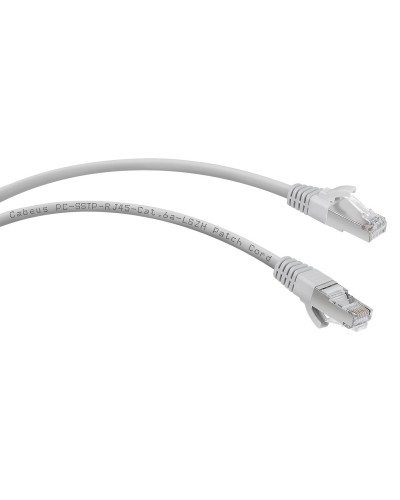 PC-SSTP-RJ45-Cat.6a-1.5m-LSZH (7902c), серый. Патч-корд медный. CABEUS во Владивостоке