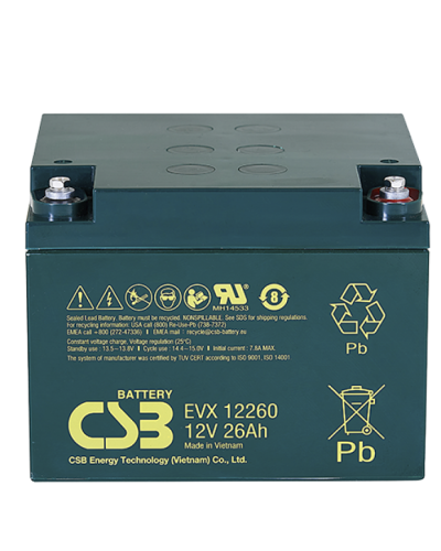 CSB EVX 12260. Аккумулятор герметичный свинцово-кислотный. CSB во Владивостоке