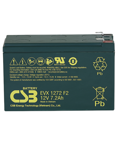 CSB EVX 1272. Аккумулятор герметичный свинцово-кислотный. CSB во Владивостоке