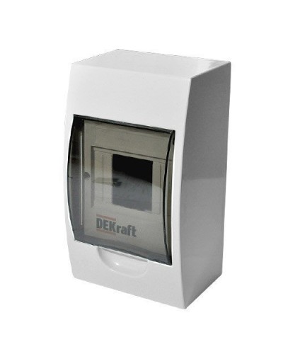 ЩРН-П-4 IP41 настенный (31008DEK). Щиток модульный с прозрачной дверцей. DEKraft во Владивостоке