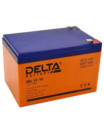 Delta GEL 12-15. Аккумулятор герметичный свинцово-кислотный. Delta во Владивостоке