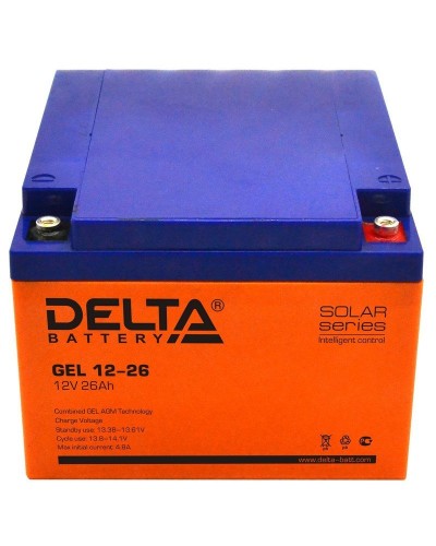 Delta GEL 12-26. Аккумулятор герметичный свинцово-кислотный. Delta во Владивостоке