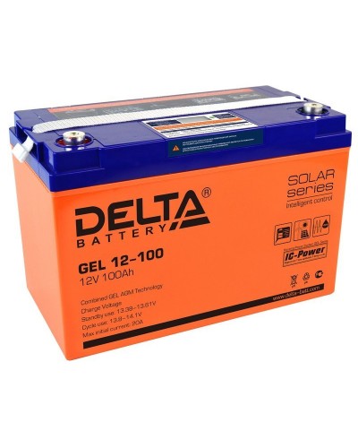 Delta GEL 12-100. Аккумулятор герметичный свинцово-кислотный. Delta во Владивостоке