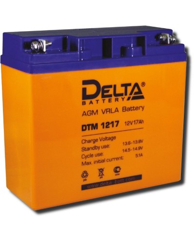 Delta DTM 1217. Аккумулятор герметичный свинцово-кислотный. Delta во Владивостоке