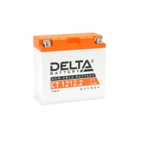 Delta CT 1212.2. Аккумулятор герметичный свинцово-кислотный стартерный. Delta