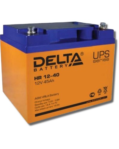 Delta HR 12-40. Аккумулятор герметичный свинцово-кислотный. Delta во Владивостоке
