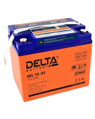 Delta GEL 12-33. Аккумулятор герметичный свинцово-кислотный. Delta во Владивостоке