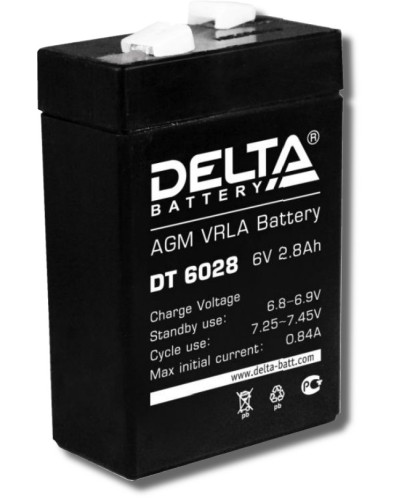Delta DT 6028. Аккумулятор герметичный свинцово-кислотный. Delta во Владивостоке