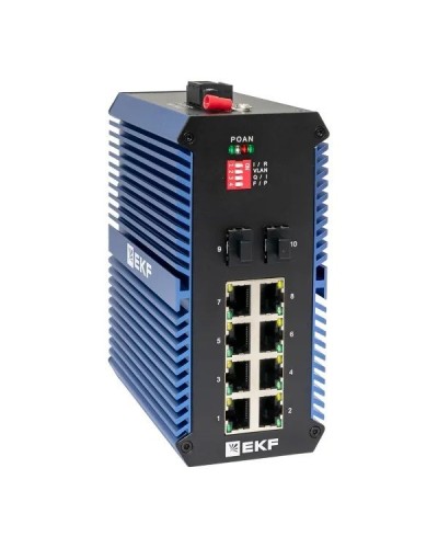 TSX-U-2GX/SFP-8GTP. Промышленный неуправляемый коммутатор. EKF во Владивостоке