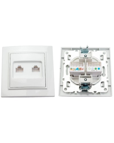 Минск Розетка RJ-45+Phone СП (ERK00-135-10). Розетка RJ-45+Phone СП. EKF во Владивостоке