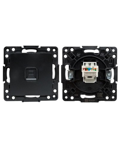 Стокгольм Механизм Розетки RJ-45 1-местной (EZK01-035-10). Механизм Розетки RJ-45 1-местной. EKF во Владивостоке