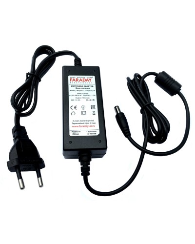 24W/12V/2A. Импульсный блок питания в пластиковом корпусе. FARADAY во Владивостоке