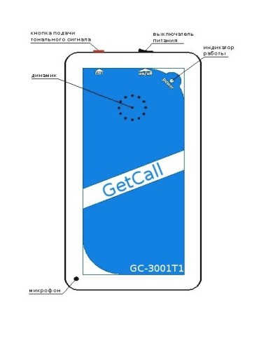 GC-3001T1. Переговорное устройство ремонтной связи. GETCALL во Владивостоке