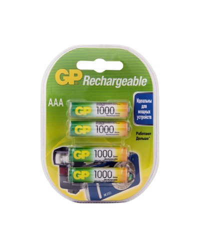 GP 100AAAHC AAA (GP 100AAAHC-2DECRC4), упак. 4 шт.. Перезаряжаемые аккумуляторы. GP Batteries во Владивостоке