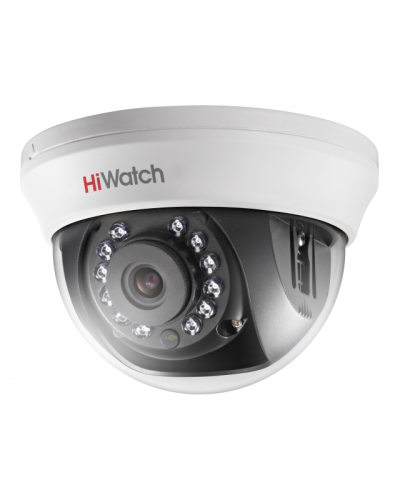 DS-T201(B) (3.6мм). Бюджетная видеокамера мультиформатная купольная. HiWatch во Владивостоке