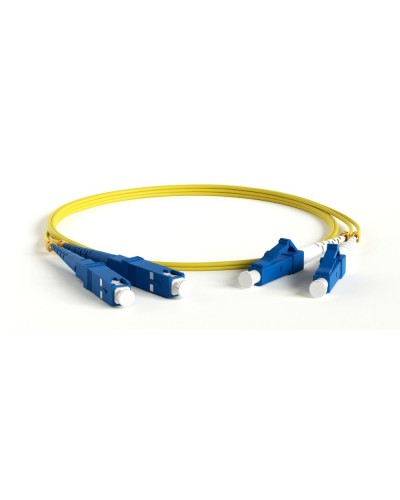 FC-D2-9A1-LC/UR-SC/UR-H-1M-LSZH-WH. Патч-корд волоконно-оптический LC-SC. Hyperline во Владивостоке