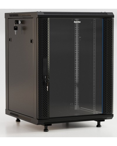 TWB-FC-1545-GP-RAL9004. Шкаф телекоммуникационный 19 настенный 15U. Hyperline во Владивостоке