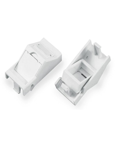 SIP2A-1K-M45-22.5. Вставка угловая 45x22.5 (аналог Mosaic) для 1 модуля формата Keystone Jack. Hyperline во Владивостоке