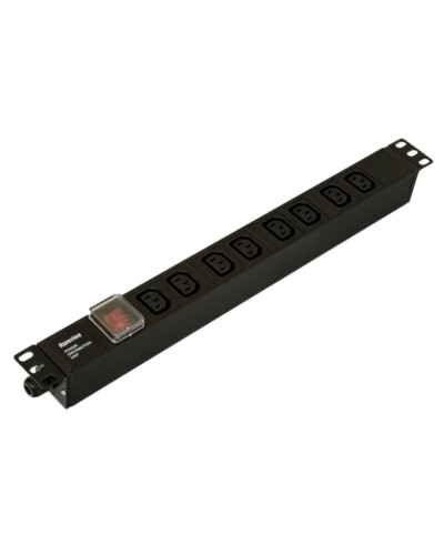 SHE19-8IEC-S-CB. Блок розеток 19. Hyperline во Владивостоке