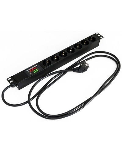 SHE19-7SH-AV-2.5EU. Блок розеток 19. Hyperline во Владивостоке