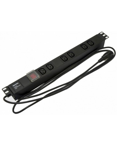 SHE19-6IEC-S-2.5IEC. Блок розеток 19. Hyperline во Владивостоке