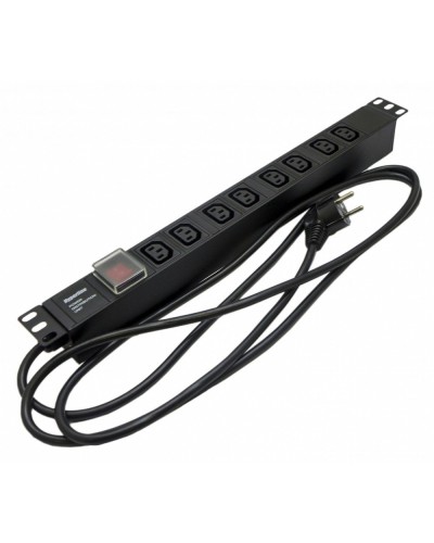 SHE19-8IEC-S-2.5EU. Блок розеток 19. Hyperline во Владивостоке