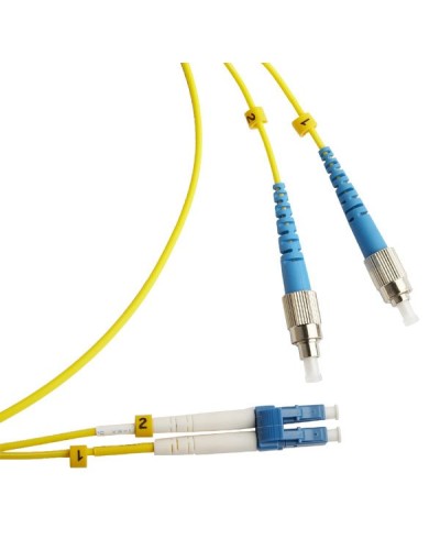 FC-D2-9-FC/UR-LC/UR-H-3M-LSZH-YL. Патч-корд волоконно-оптический FC/UPC-LC/UPC. Hyperline во Владивостоке