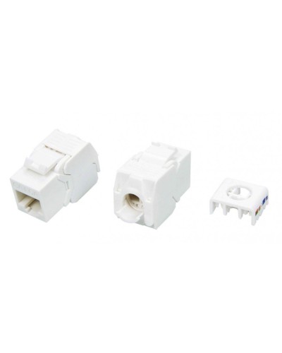 KJ8-8P8C-C6A-180-TLS-WH. Вставка Keystone Jack RJ-45. Hyperline во Владивостоке
