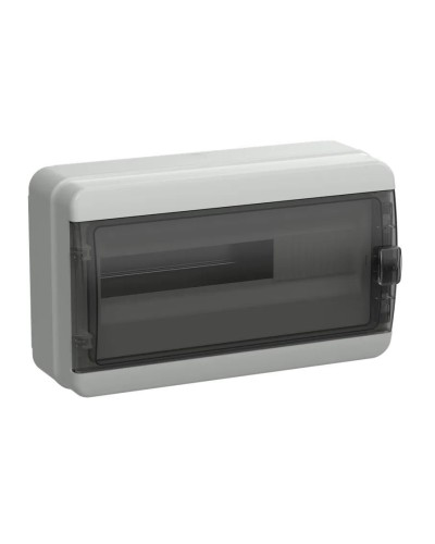 Корпус пластиковый КМПн-18 IP65 TEKFOR (TF5-KP72-N-18-65-K03-K02). Корпус модульный пластиковый черная прозрачная дверь. IEK во Владивостоке