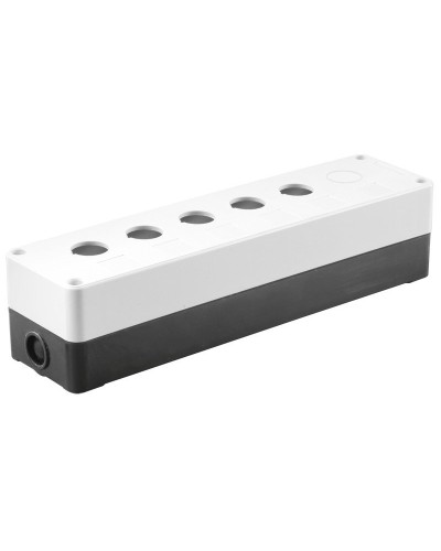 Корпус КП105(6) для кнопок 5(6) мест белый (BKP10-6-K01). Корпус для кнопочных постов. IEK во Владивостоке