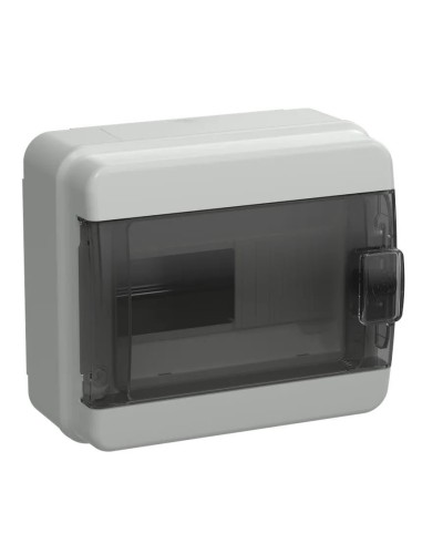 Корпус пластиковый КМПн-8 IP65 TEKFOR (TF5-KP72-N-08-65-K03-K02). Корпус модульный пластиковый черная прозрачная дверь. IEK во Владивостоке