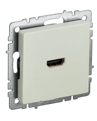 Розетка HDMI РHDMI-0-БрКр бежевый BRITE (BR-H10-K10). Розетка HDMI. IEK во Владивостоке