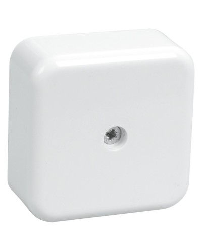 Коробка распаячная КМ41206-01 50х50х20 открытой проводки (4 клеммы 3 мм²) белая (UKO10-050-050-020-K01). Коробка распаячная безгалогенная (HF). IEK во Владивостоке