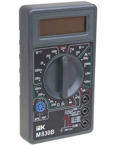 Мультиметр цифровой Universal M830B (TMD-2B-830). Мультиметр цифровой. IEK во Владивостоке